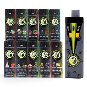 Unicorn Hunter – trīskameru vienreizējās lietošanas vape – 3 vienā