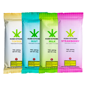 Kush Kitchen – šokolādes tāfelītes