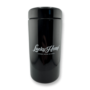 LuckyCure Humidor Glass cu termo-higrometru